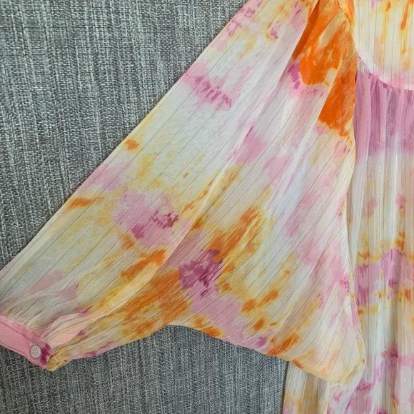 Badgley Mischka Women's Sheer Blouse Medium - Picture 12 of 14